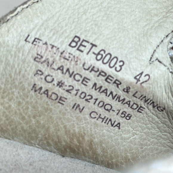 Alegria Bet-6003 Leather Sz 42 Slide-On Wedge Sandals - Picture 12 of 13